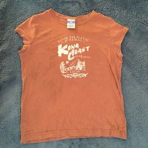 Hawaiian Roxy band shirt